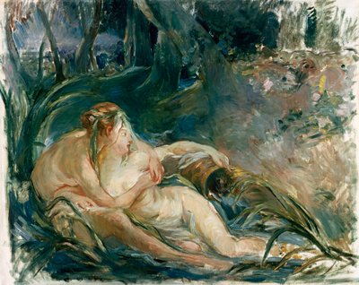 Apollo Appearing to Latone, after Boucher (oil on canvas) dani af Berthe Morisot