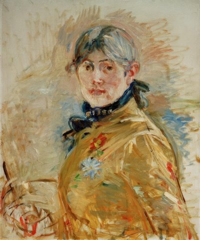 Selvportræt af Berthe Morisot