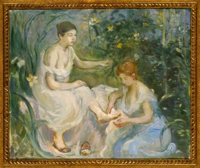 B. Morisot, Badet / maleriet, 1894 af Berthe Morisot