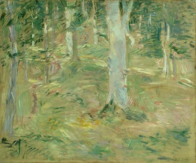 Compiègnes skov af Berthe Morisot