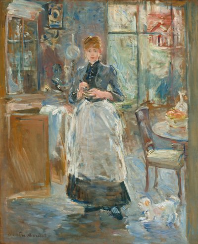 I Spisestuen, 1886. af Berthe Morisot