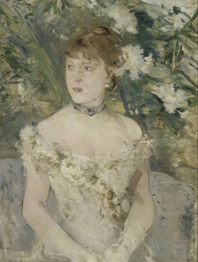 Ung kvinde til bal af Berthe Morisot
