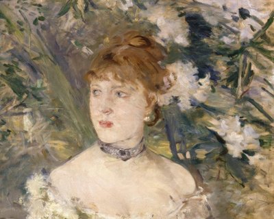 Ung kvinde i balkjole af Berthe Morisot
