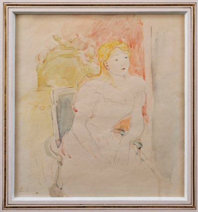 Julie siddende af Berthe Morisot