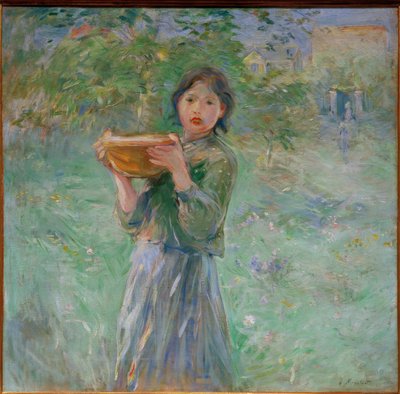 Skålen med mælk af Berthe Morisot