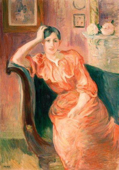 Barnepige og baby af Berthe Morisot