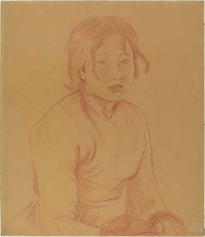 Bondepige af Berthe Morisot