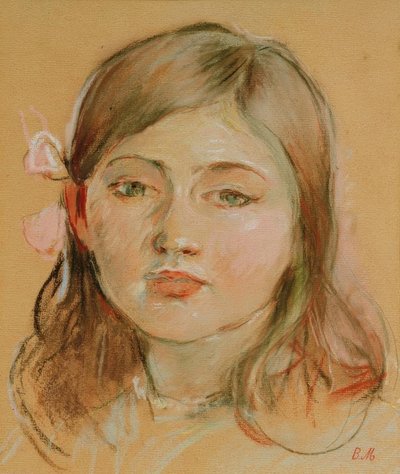 Portræt af Julie af Berthe Morisot
