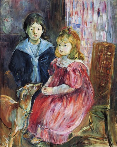 Portræt af Gabriel Thomas børn, maleri af Berthe Morisot af Berthe Morisot
