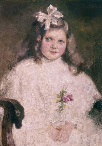 PORTRÆT AF HANS DATTER - XIX ÅRHUNDREDE - FRANSK IMPRESSIONISME af Berthe Morisot
