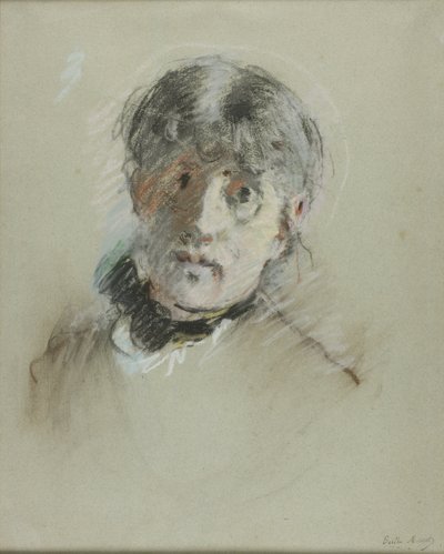 Selvportræt af Berthe Morisot