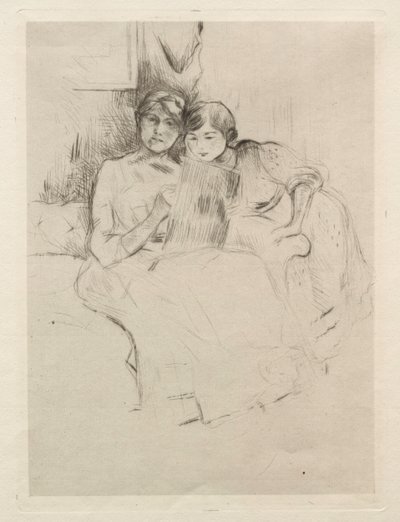 Skitsering. af Berthe Morisot