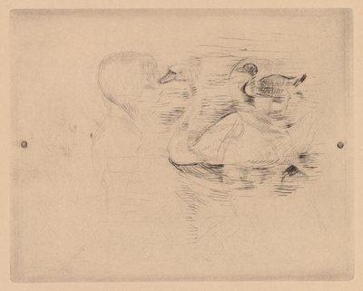 Svane og And, med portrætter af Julie af Berthe Morisot