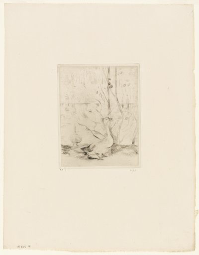 Gåsen af Berthe Morisot