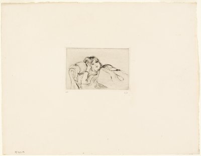 Ung kvinde i hvile af Berthe Morisot