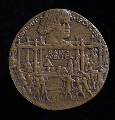 Medalje med hovedet af Lorenzo De
