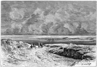 Nafta og Shott-el-jerid, c1890 af Auguste Bertrand