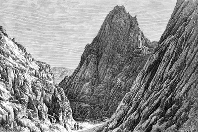 Lataband-passet, Afghanistan, 1895. af Auguste Bertrand