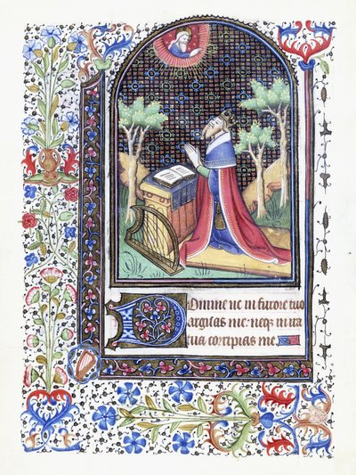 David i bøn, ca. 1460 af Besancon School