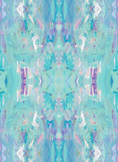 Aqua, 2014 (blandede medier, digitaltryk) af Beth Travers