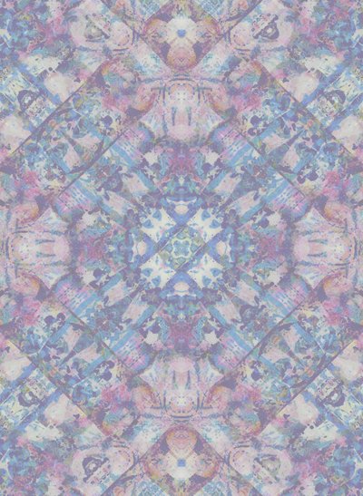 Spring Geo, 2015 (blandede medier, blæk, varmeoverførsel, akvarel, illustration, digital) af Beth Travers