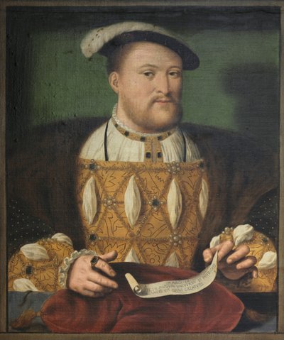Portræt af kong Henrik VIII, c1544 c1800 af Biagio Rebecca