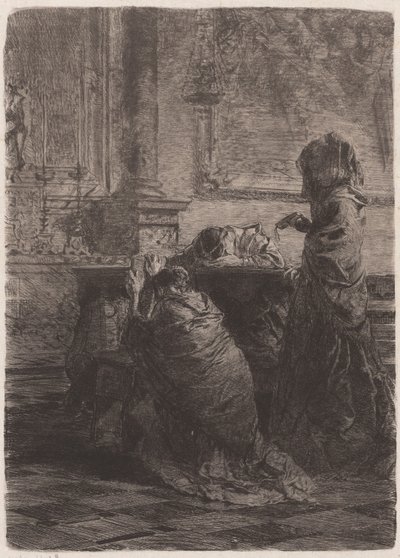 The Brothers are in The Men are in the Field, 1870. af Bianchi Mose