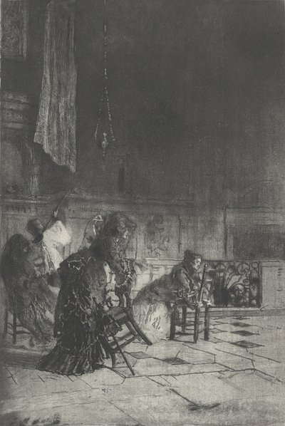 Interiør af en kirke i Milano Interiør af en kirke i Milano [sic], ca. 1874. af Bianchi Mose