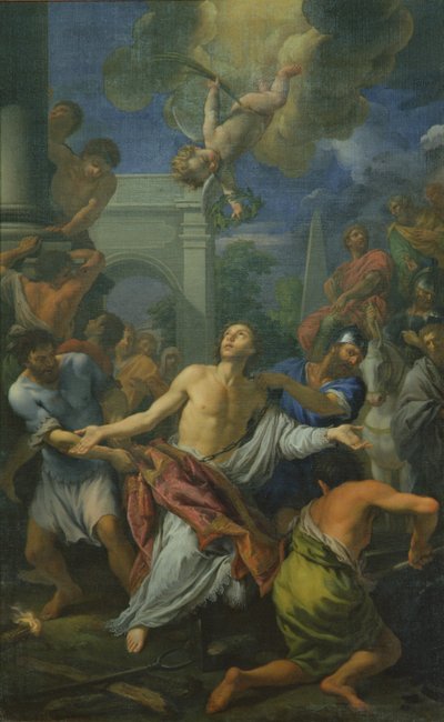 Mødet mellem St. Anthony og St. Paul af Bicci di Lorenzo