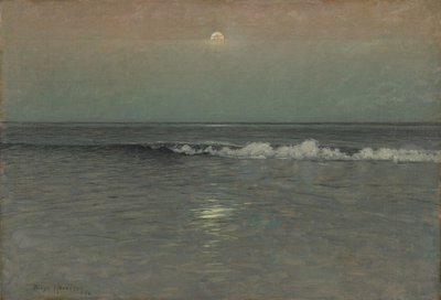 Nat synker på havet af Birge Harrison