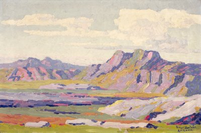 I den malede ørken, Arizona af Birger Sandzen
