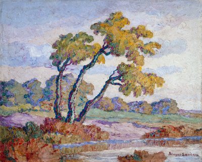 Kansas landskab af Birger Sandzen