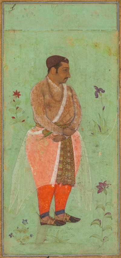 Portræt af Suraj Singh Rathor, Raja af Marwar og morbror til Shah Jahan..., ca. 1600. af Bishandas