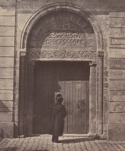 Portalen for Sankt Ursinus i Bourges, rue du Vieux Poirier af Bisson Frères