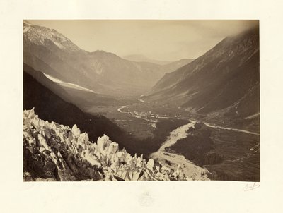 Chamonix-dalen, udsigt over Chapeau af Bisson Frères