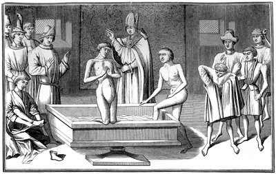 Dåb, 1400-tallet 1849. af Bisson and Cottard