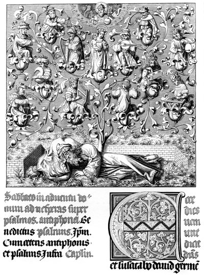 Himmelsk koncert, 1400-tallet 1849. af Bisson and Cottard