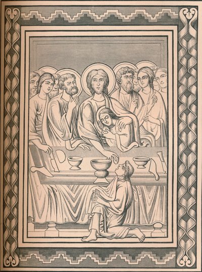 Kristus og helgener, 12. århundrede, 1849. af Bisson and Cottard