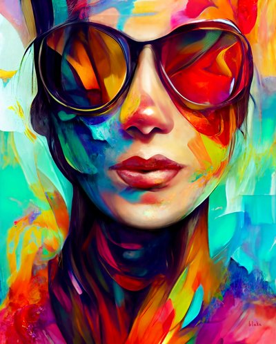 Good Vibrations, ca. 2022 (Digital Art) af Blake Munch