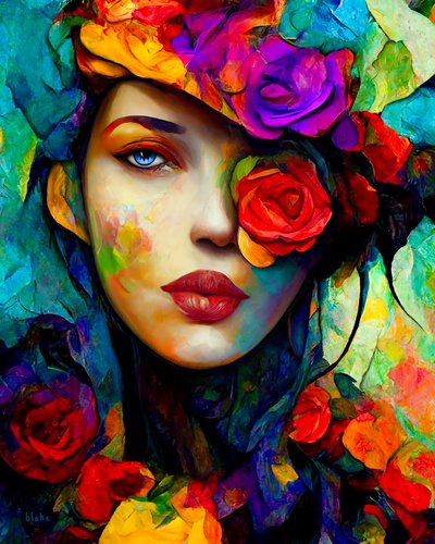 Lady Marmalade, ca. 2022 (Digital kunst) af Blake Munch