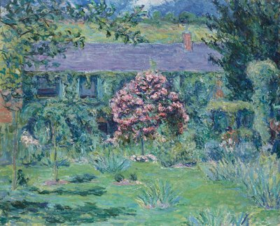 Fransk: La maison de Monet à Giverny af Blanche Hoschede Monet