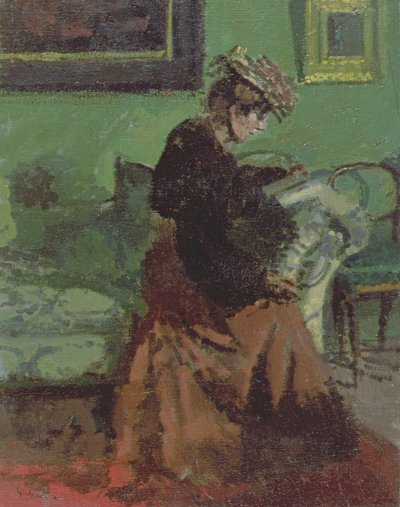 Træer ved Giverny af Blanche Hoschede Monet