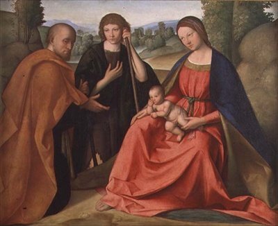 Tilbedelse af hyrderne af Boccaccio Boccaccino