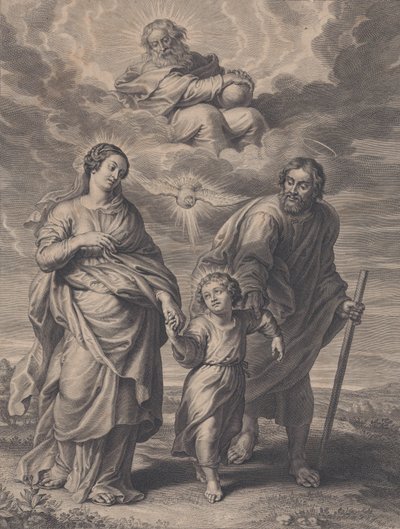 Tilbagekomsten fra Egypten, 1595-1659. af Boetius Adams Bolswert