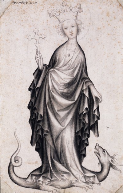 Sankt Margaret, ca. 1410 af Bohemian Master