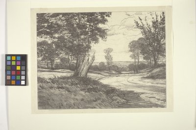Hurley Road (blæk på papir) af Bolton Coit Brown