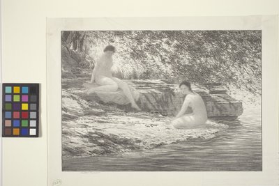 Lake Ladies (blæk på papir) af Bolton Coit Brown