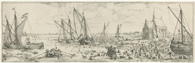 Mislykket angreb på Fort Kallo, 1638 af Bonaventura Peeters (I)
