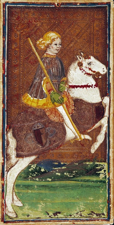 Kort over Tarot-spillet fra Visconti-familien af Bonifacio Bembo (1420-1482), midten af 1400-tallet - Bergamo, Galleria dell