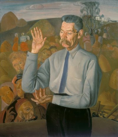 Maxim Gorky af Boris D. Grigorjew